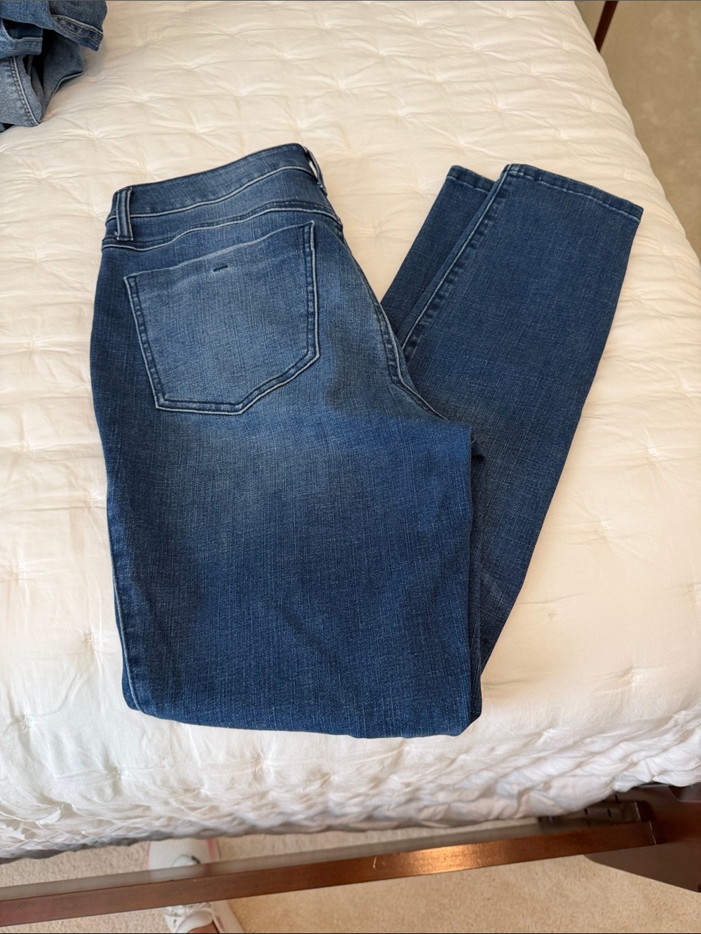 The Limited Women's Dark Blue Skinny Jeans